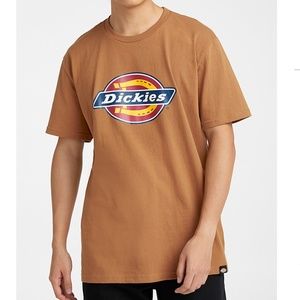 Dickies brown workwear emblem t-shirt NWT
